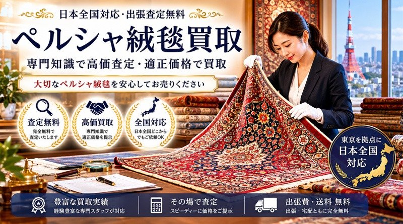 ペルシャ絨毯の価値を決める重要なポイント
